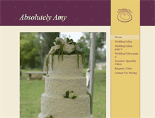 Tablet Screenshot of absolutelyamy.com